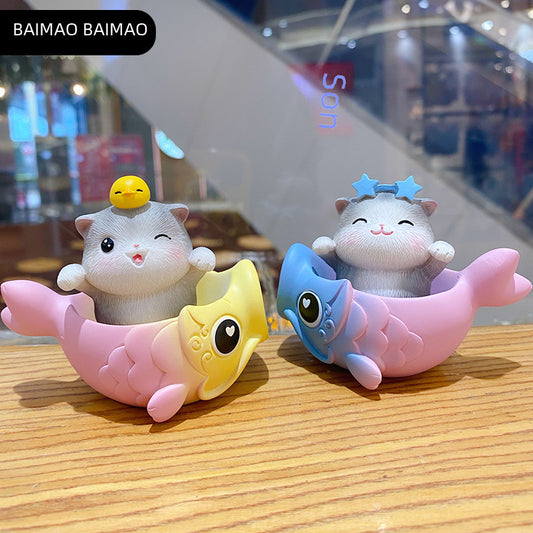 Creative Cute Japanese Meow Nikka Cute Pet Cat Decoration Shaking Head Spring Pendant Doll Car Decoration Wholesale