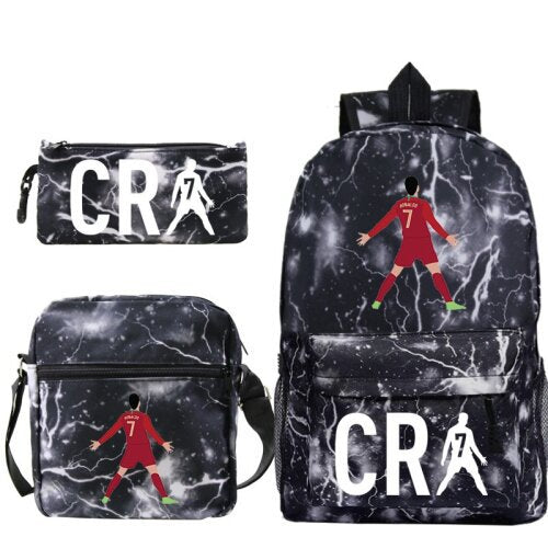 CR7C Children's Backpack Three-Piece Set