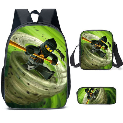 Ninjago Children's Backpack Three-Piece Set