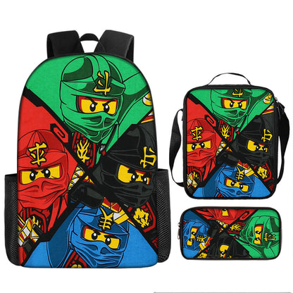 Ninjago Children's Backpack Three-Piece Set