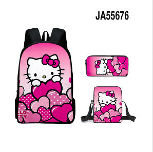 Hello Kitty Children's Backpack Three-Piece Set