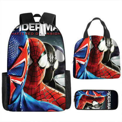 Spider Man Children's Backpack Three-Piece Set