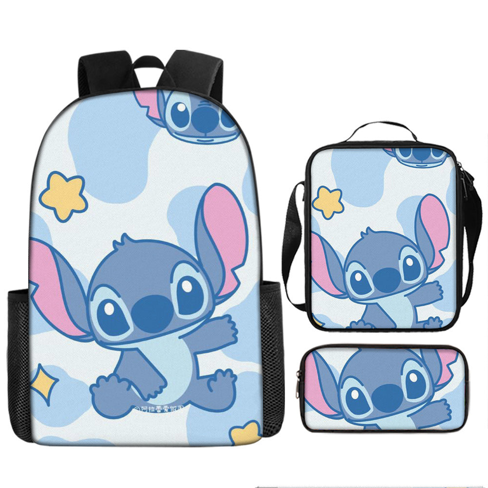 Stitch Children's Backpack Three-Piece Set