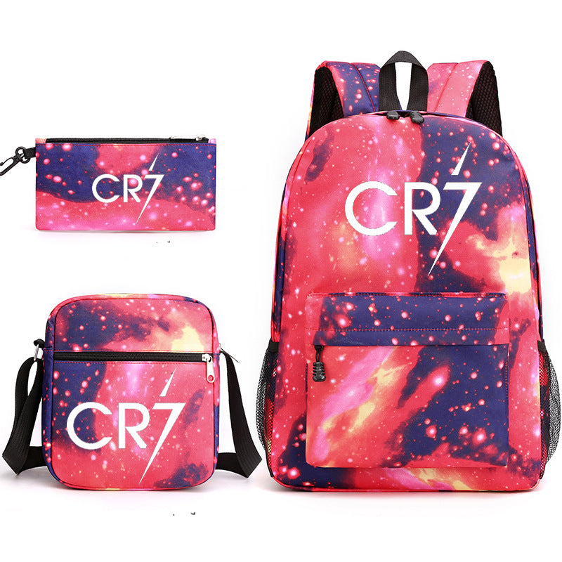 CR7C Children's Backpack Three-Piece Set