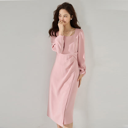 Graceful Romance Bow-Tie Midi Dress