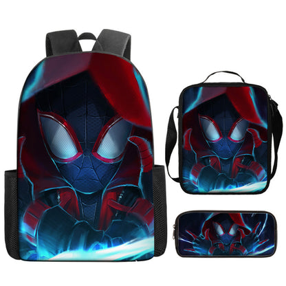 Spider Man Children's Backpack Three-Piece Set