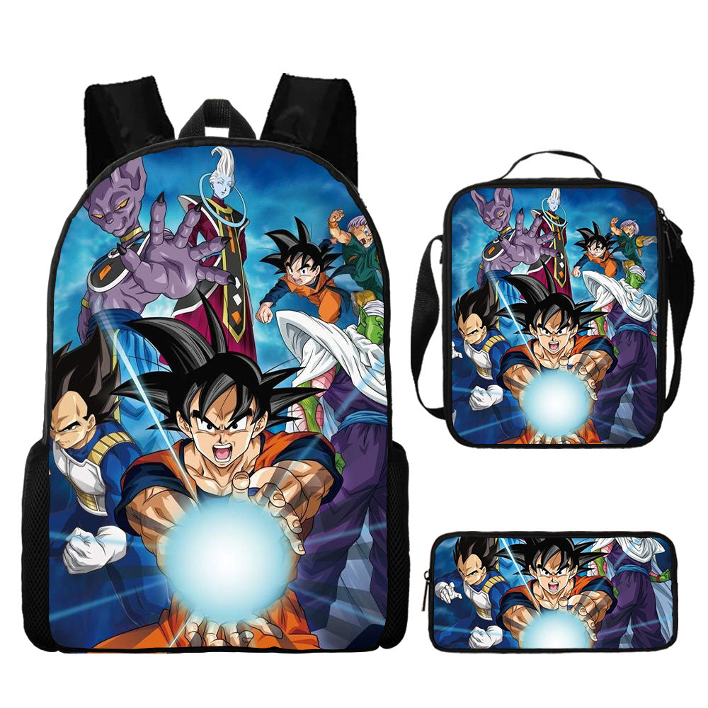 Dragon Ball Children's Backpack Three-Piece Set