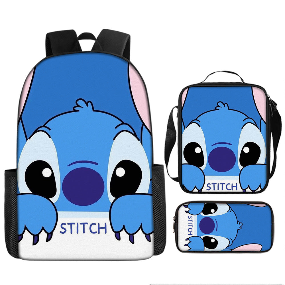 Stitch Children's Backpack Three-Piece Set