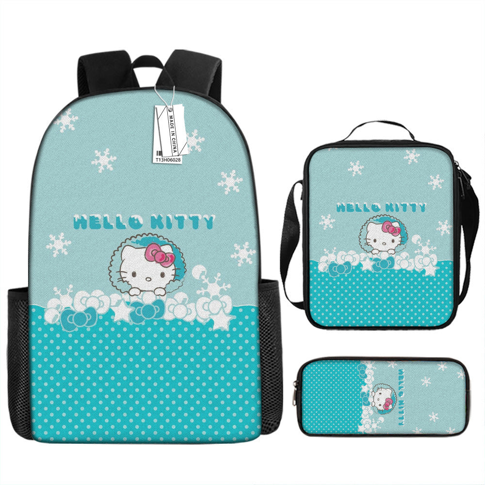 Hello Kitty Children's Backpack Three-Piece Set