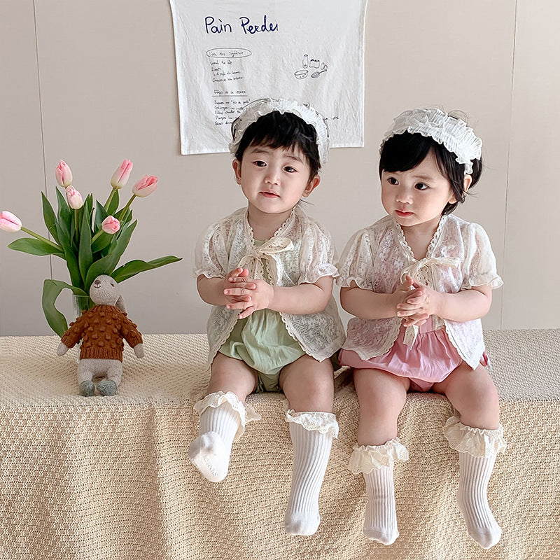 Baby Girl Lace Two-Piece Set