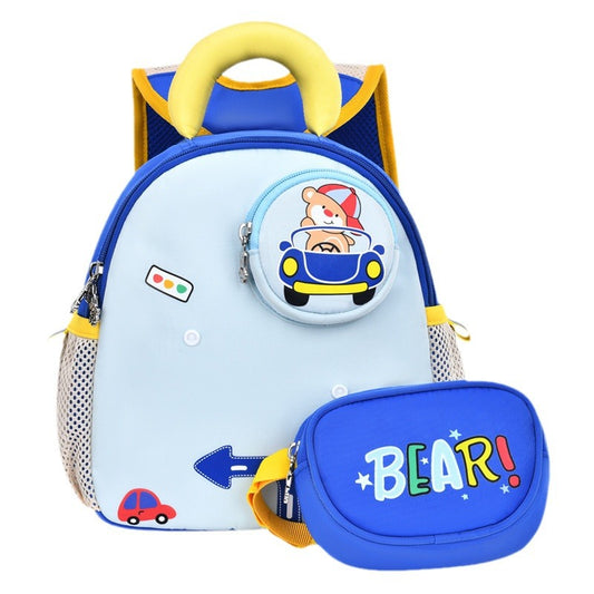 Large Capacity Double Shoulder Kindergarten Children's Backpack