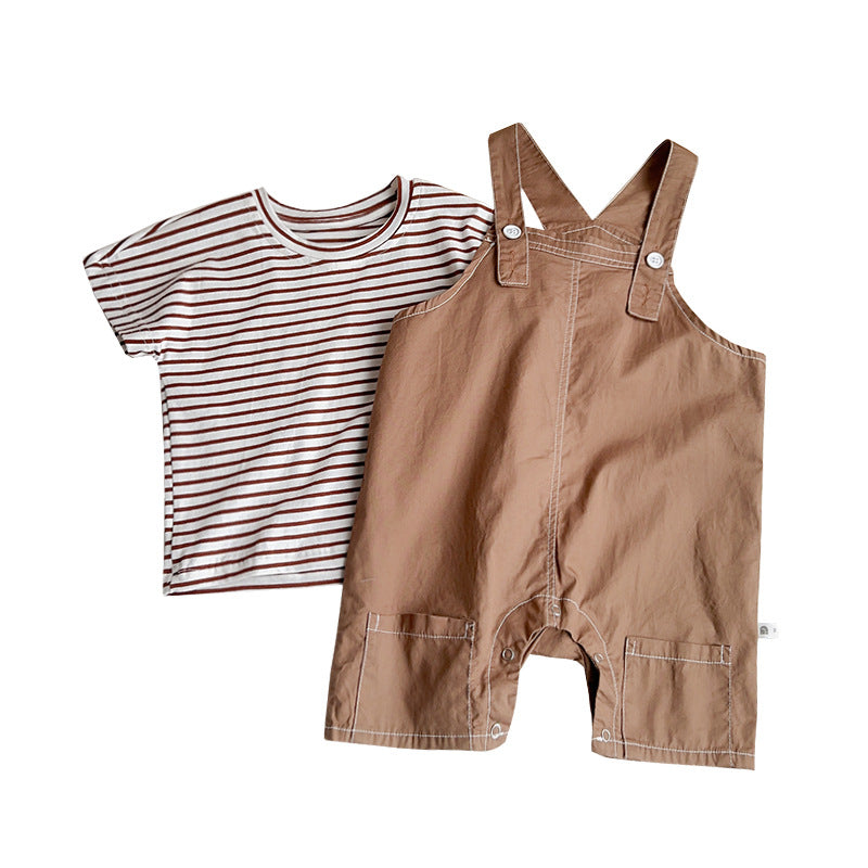 Baby Striped Two-Piece Set