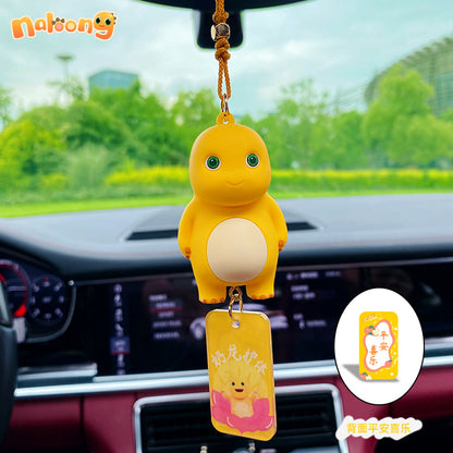 Cute Milk Dragon Car Hanging Car Accessories Car Accessories Creative Interior Decoration Products Rear View Mirror Pendant Accessories Wholesale