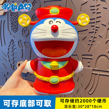 Doraemon Zero Wallet Keychain Female Cute Creative Exquisite Dingdang Cat Earphone Bag Pendant