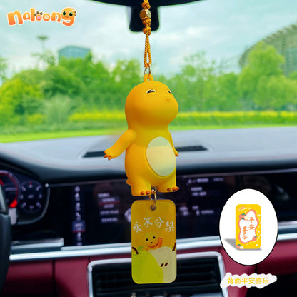 Cute Milk Dragon Car Hanging Car Accessories Car Accessories Creative Interior Decoration Products Rear View Mirror Pendant Accessories Wholesale