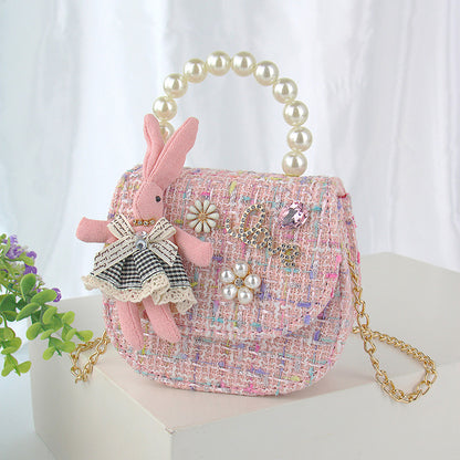 Bunny Faux Pearl Mini Cross-Body Bag