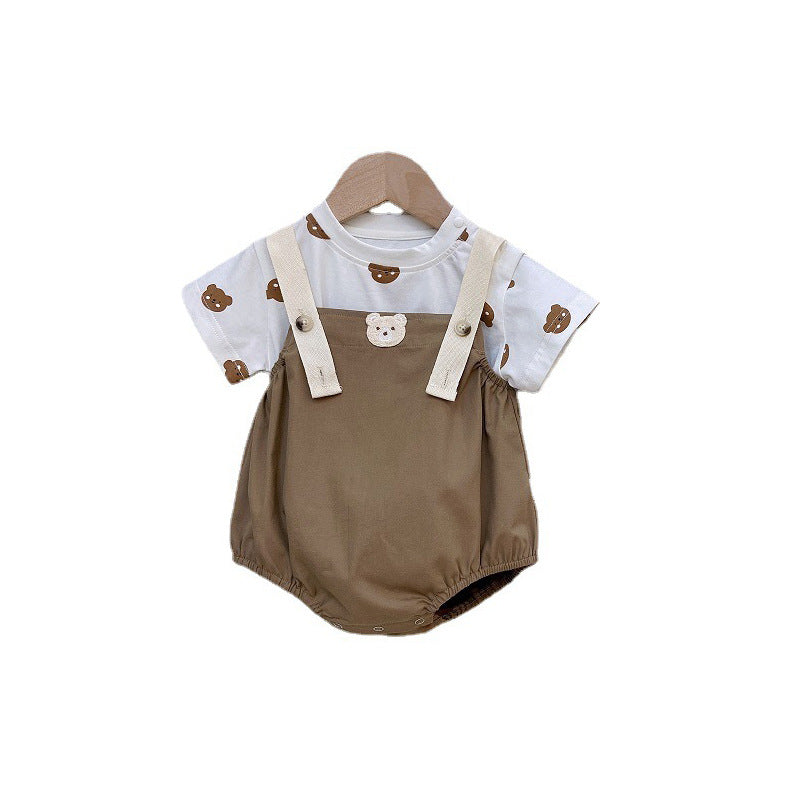 Baby Cartoon Bear Two-Piece Set