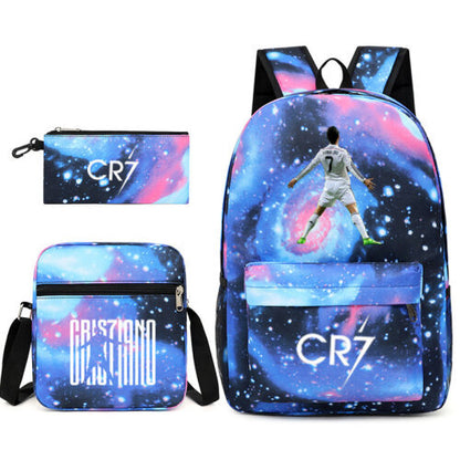 CR7C Children's Backpack Three-Piece Set