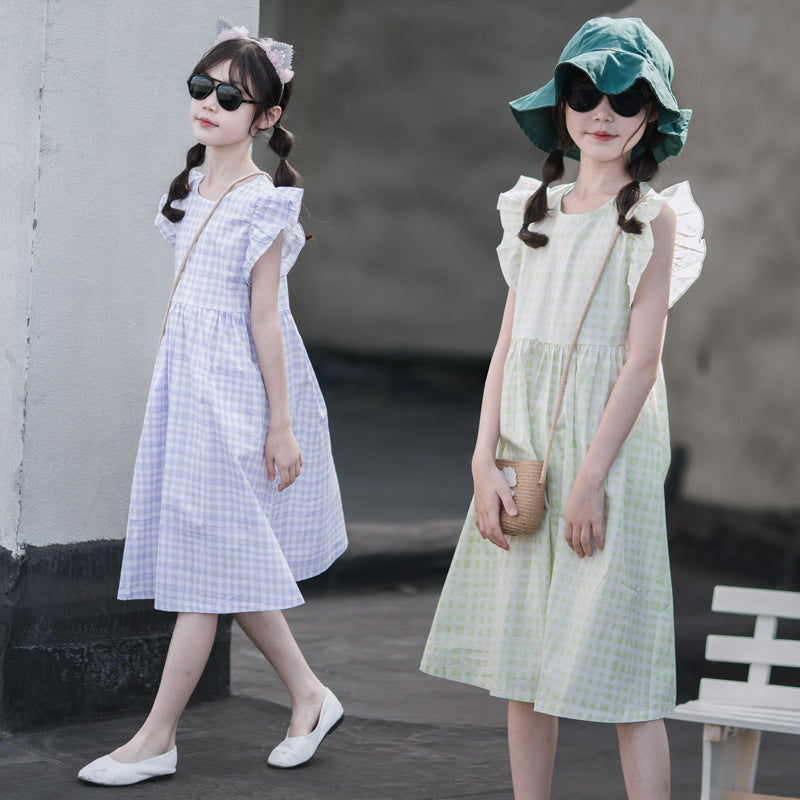 Knowing me 2019 Summer Ruffles beach dress women Polka dot print mini dress  Girls sleeveless loose casual o neck party dresses - OnshopDeals.Com