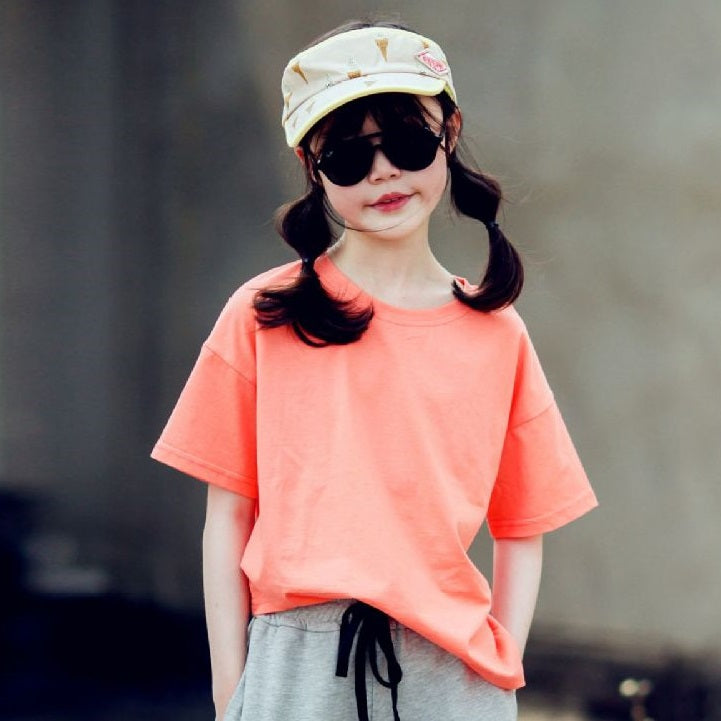 Korean Style Children's Short Sleeve T-Shirt