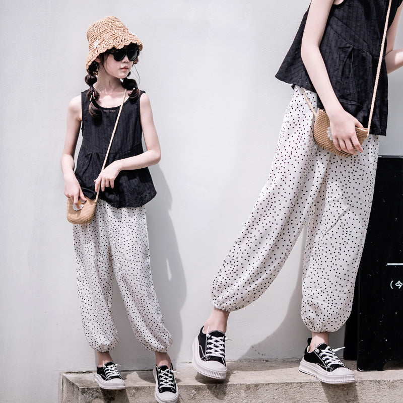 Breezy Lantern Pants and Blouse Outfit Two Pieces Set
