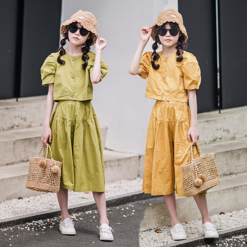 Doll Chic Summer Two Pieces Set for Girls